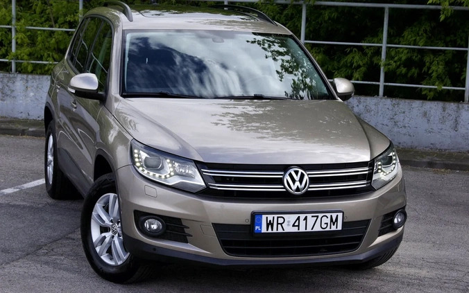 Volkswagen Tiguan cena 54800 przebieg: 211938, rok produkcji 2012 z Radom małe 781